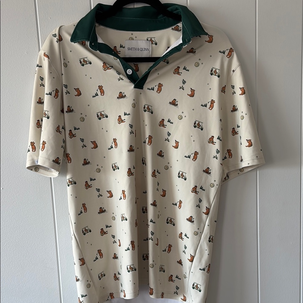 Men’s polo in stretch material